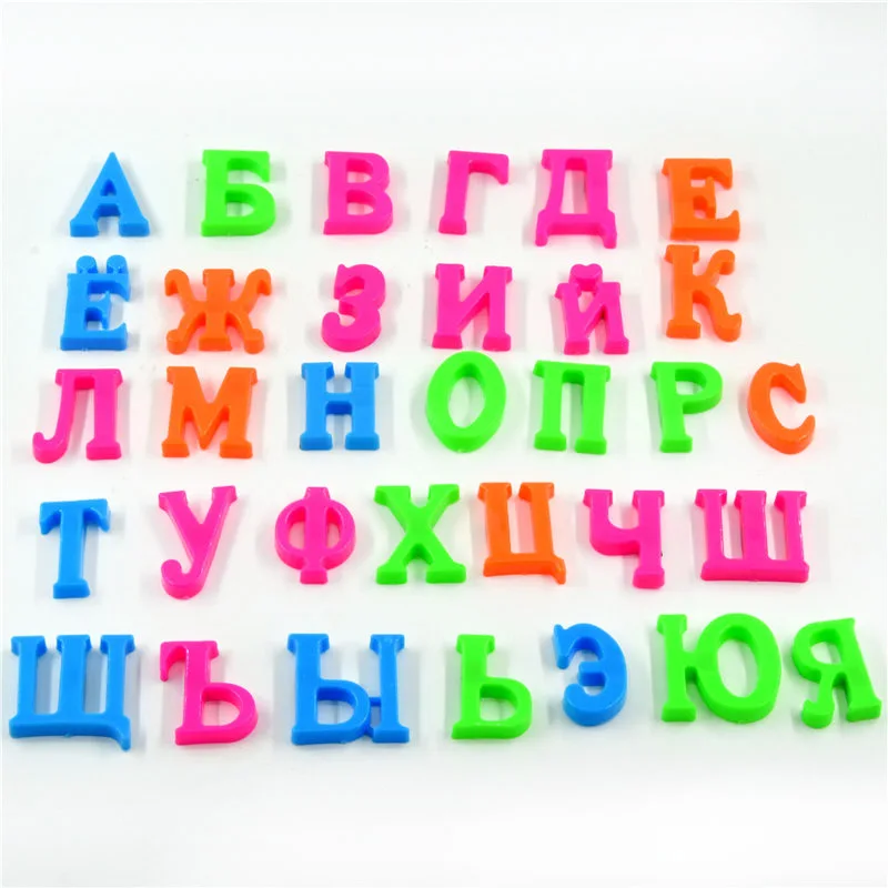 Magnetic Letter Board - แม่เหล็กตัวอักษรรัสเซียตู้เย็นกระดานข้อความสำหรับเด็กเพื่อการเรียนรู้การเรียนรู้ของเด็กของเล่นของขวัญสำหรับเด็ก