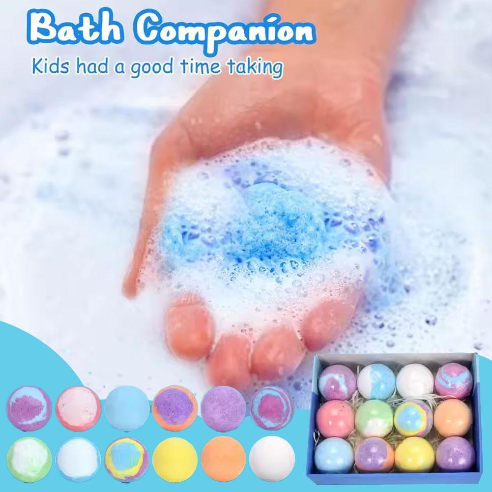 Kids Educational Gadget - บาธบอมบ์สำหรับเด็กพร้อมของเซอร์ไพรส์ข้างใน ชุดของขวัญลูกบอลฟองฟู่สำหรับสปา พร้อมของเล่นรูปสัตว์ ของขวัญวันหยุดแสนสนุกและมีประโยชน์สำหรับเด็ก
