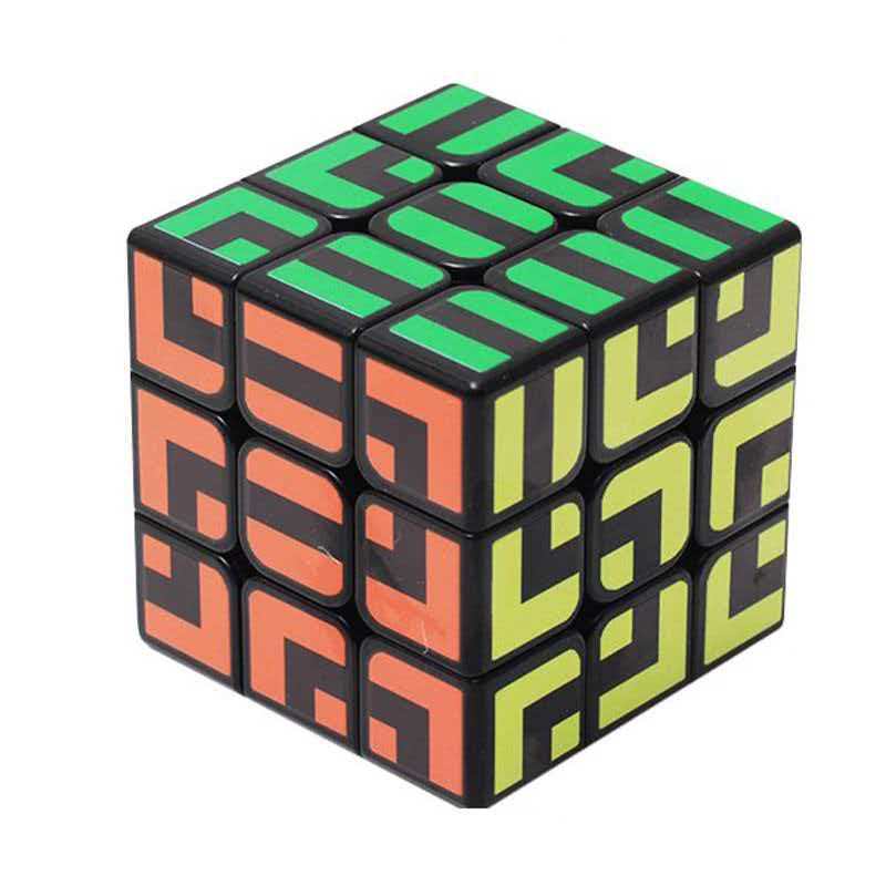 Brain Teaser Cube - ลูกบาศก์เขาวงกต 3x3x3 ของเล่นฝึกสมองท้าทายปัญหา ฝึกไอคิว ของเล่นเสริมพัฒนาการสำหรับผู้ใหญ่ เด็กชาย