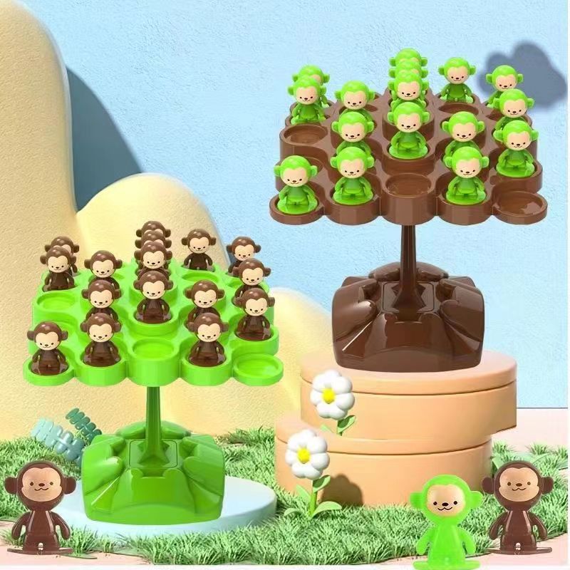 Kids Educational Songs - Monkey Balance Tree Focus Balance การฝึกอบรมของเล่นเด็กพับเพลง