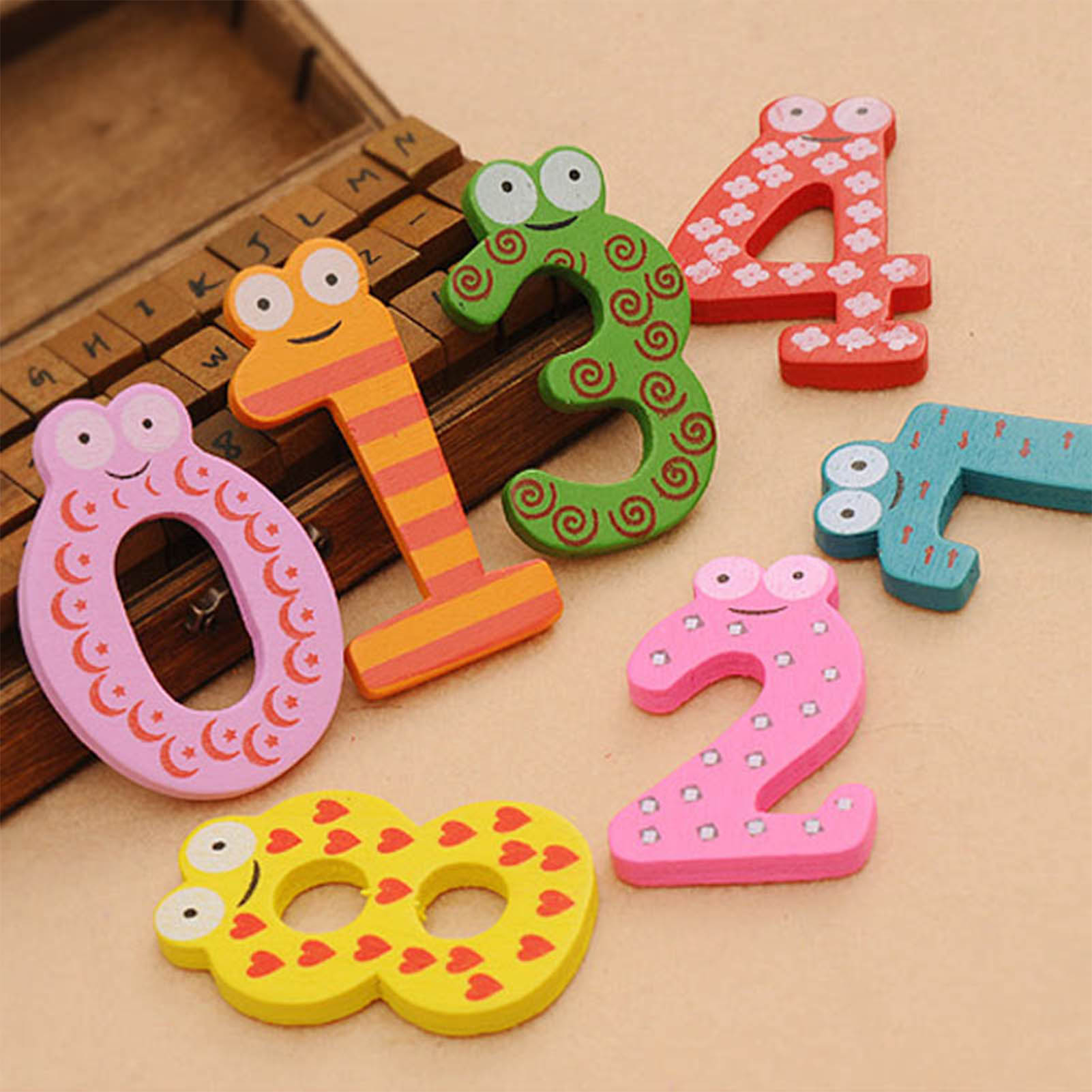 Magnetic Letter Board - ตัวอักษรแม่เหล็ก ตัวเลข ตัวอักษรภาษาอังกฤษ ABC 123 แม่เหล็กติดตู้เย็น
