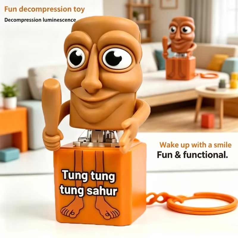Kids Educational Songs - พวงกุญแจตุ๊กตาไม้ตุงตุงตุง ซาฮูร์ แบบเรืองแสง ของสะสมอนิเมะ ของตกแต่งบ้าน ของขวัญที่ดีที่สุด