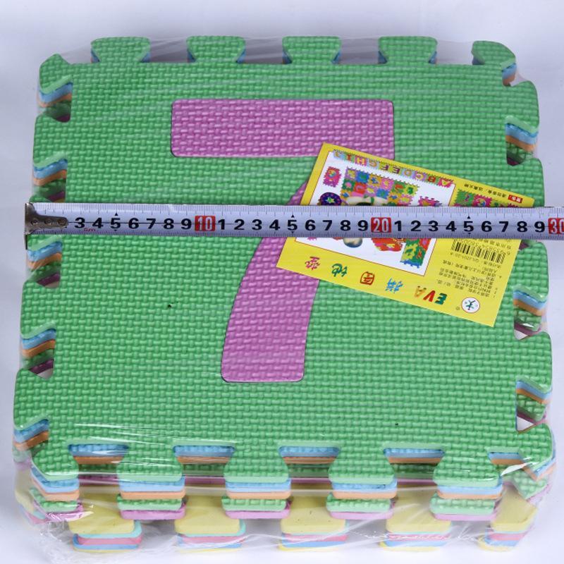 Number Puzzle Foam - แผ่นรองคลานโฟม PE แบบต่อกัน 1 ชิ้น ปลอดสารพิษ