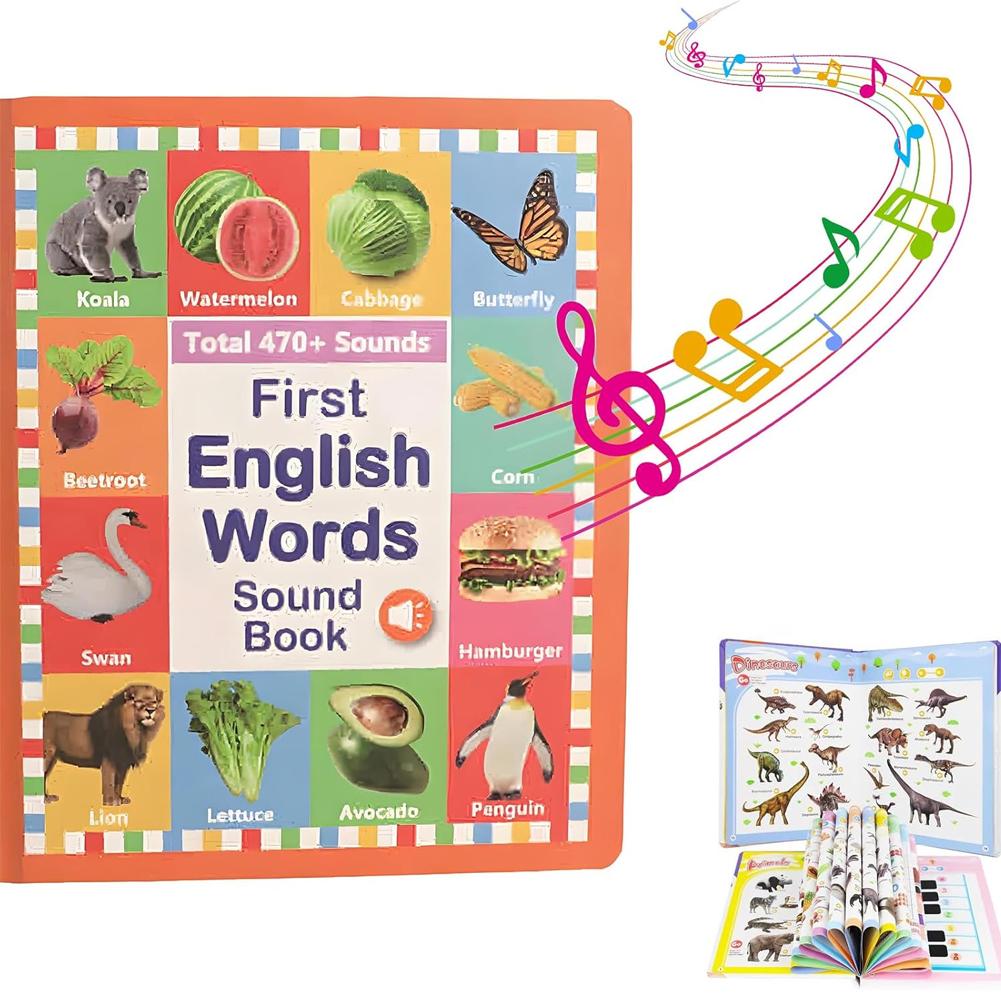 English Kids Education - หนังสืออ่านเสียงภาษาอังกฤษ การตรัสรู้ตามธรรมชาติ หนังสือเสียงการศึกษาปฐมวัยภาษาอังกฤษ เหมาะสำหรับทุกวัย หนังสือคำศัพท์ภาษาอังกฤษสำหรับเด็ก