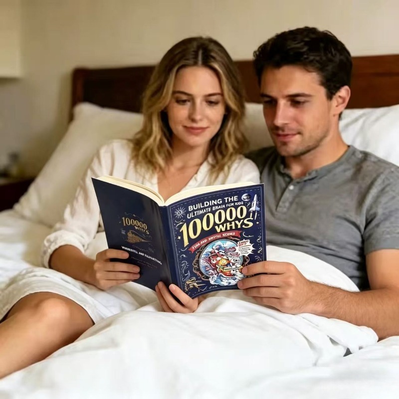 English Kids Education - หนังสือวิทยาศาสตร์สำหรับเด็ก 100000 ทำไม - สารานุกรมการศึกษาแสนสนุก เสริมสร้างสมองอย่างยิ่ง
