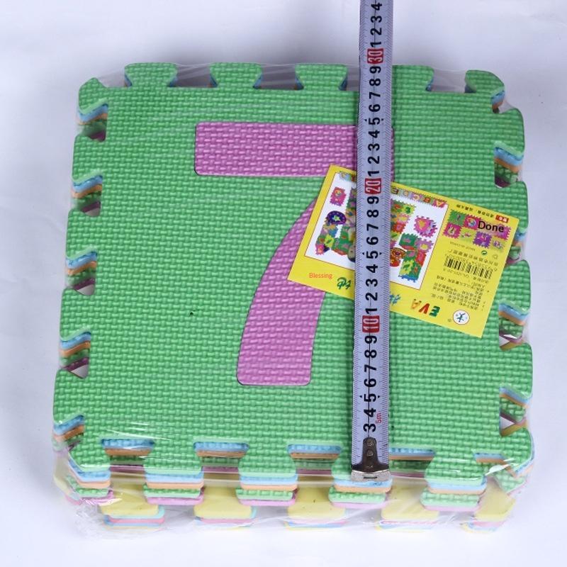 แผ่นรองคลานสำหรับเด็กเล็ก ทำจา - Number Puzzle Foam บทวิจารณ์และราคา