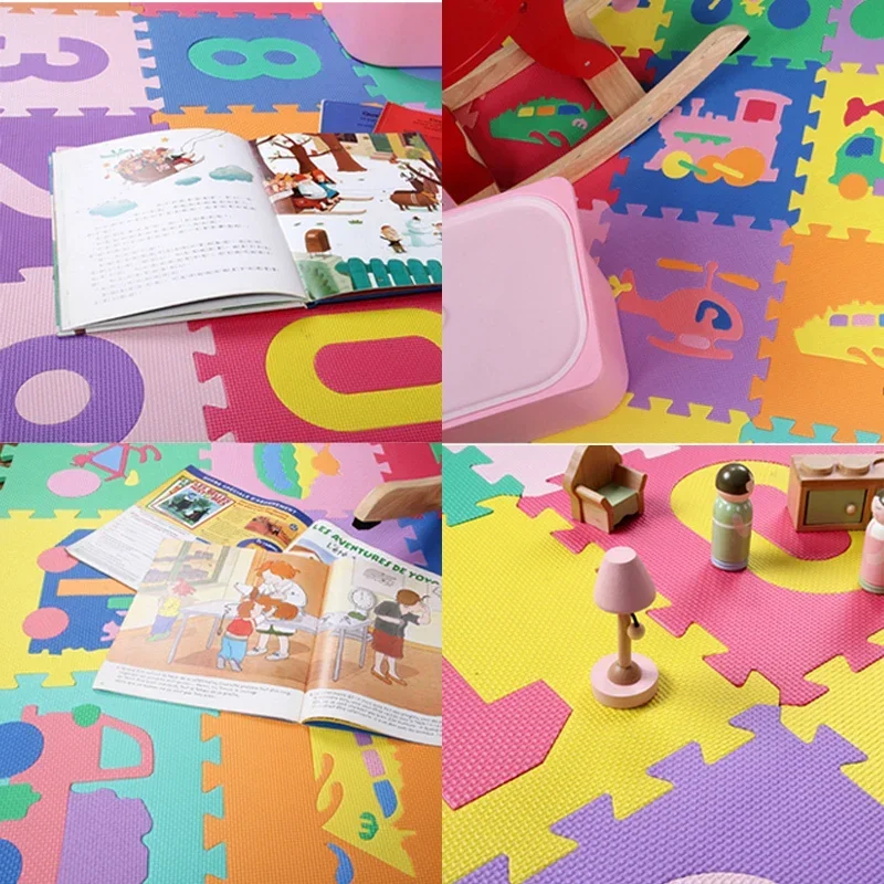 แผ่นรองคลานเด็ก แผ่นปูพื้นโฟม  - Number Puzzle Foam บทวิจารณ์และราคา