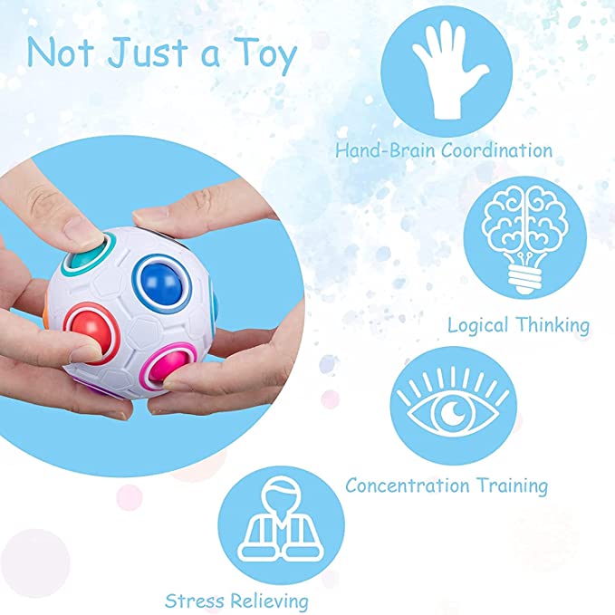 ลูกบอลปริศนาสายรุ้งมหัศจรรย์ ล - Brain Teaser Cube บทวิจารณ์และราคา