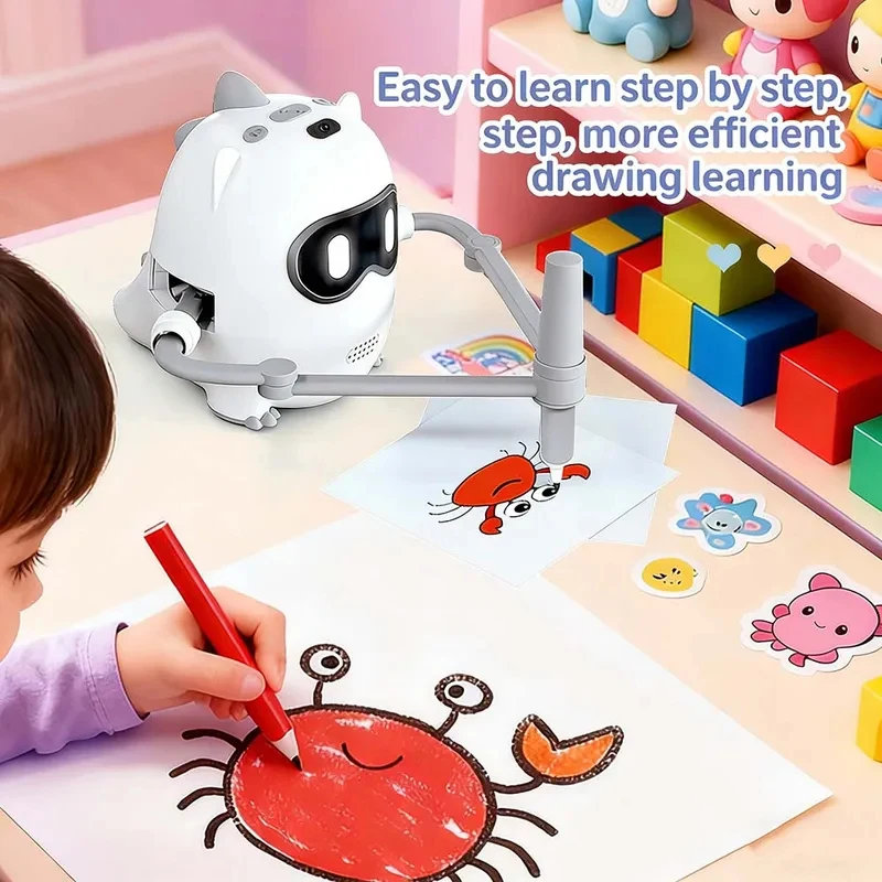 หุ่นยนต์วาดภาพอัจฉริยะสำหรับเด - English Kids Education บทวิจารณ์และราคา