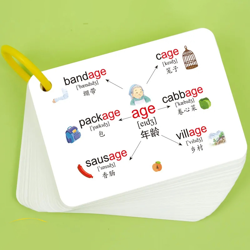 การ์ดแผนที่ความคิด600คำมีสัญลั - Kids Education Card บทวิจารณ์และราคา
