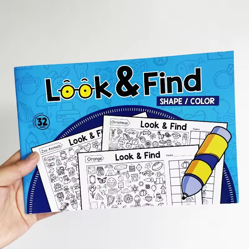 สมุดระบายสีมองแล้วหา สำหรับเด็ - English Kids Education บทวิจารณ์และราคา