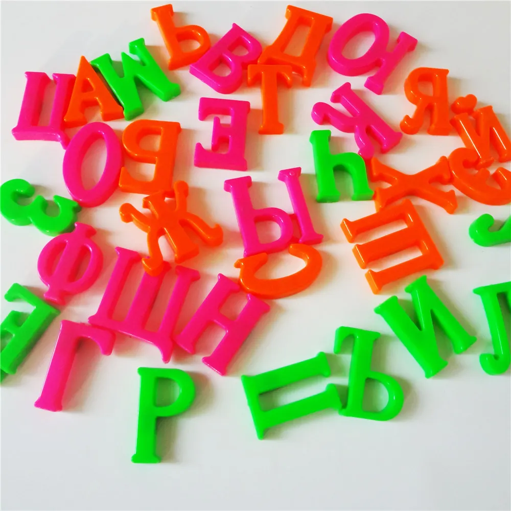 แม่เหล็กตัวอักษรรัสเซียตู้เย็น - Magnetic Letter Board บทวิจารณ์และราคา