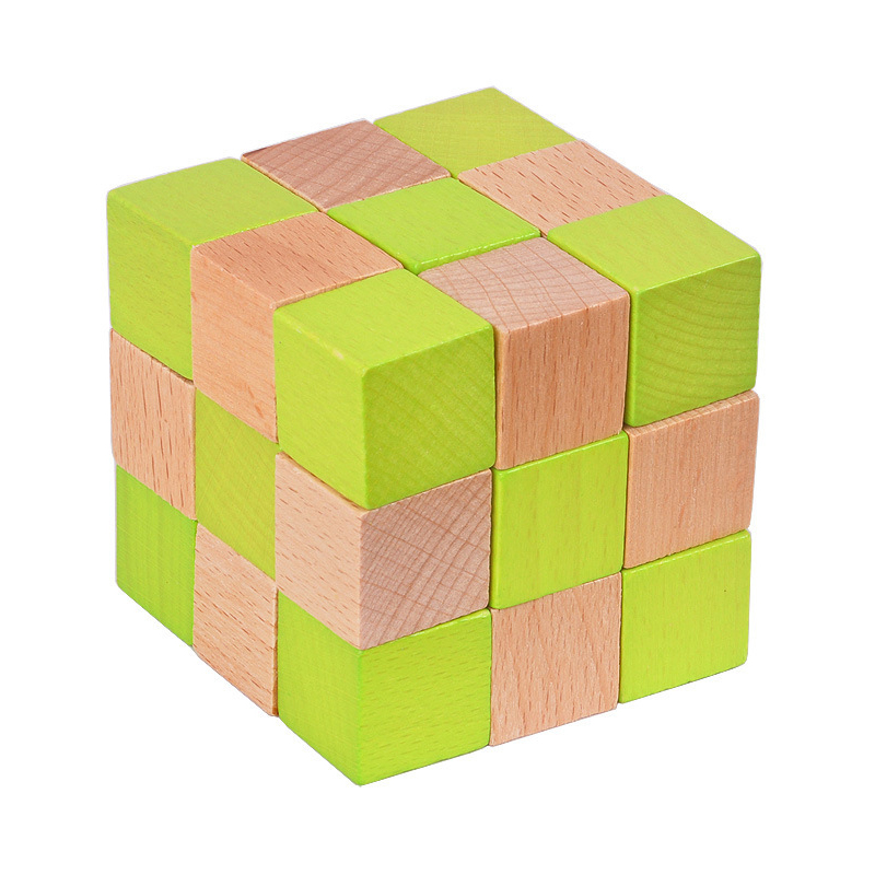 ตัวต่อไม้รูปงู ปริศนาฝึกสมอง พ - Brain Teaser Cube บทวิจารณ์และราคา