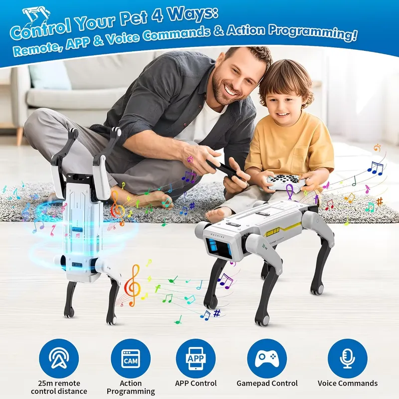 หุ่นยนต์สุนัขอัจฉริยะ ของเล่น  - Kids Education Free App บทวิจารณ์และราคา