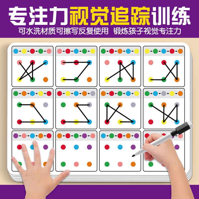 การ์ดฝึกสมาธิด้วยการติดตามภาพ  - Kids Education Card บทวิจารณ์และราคา