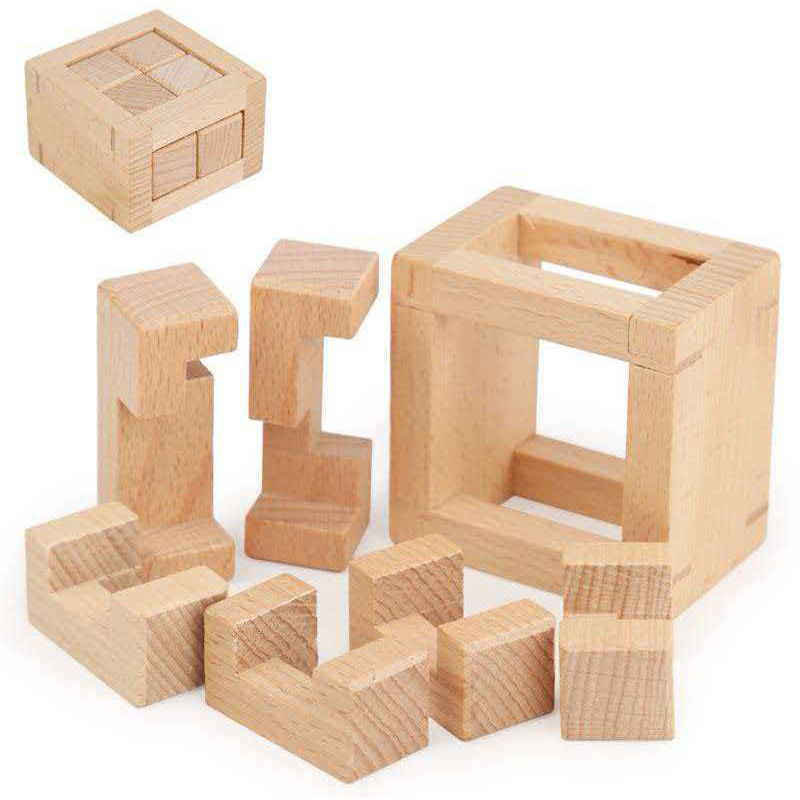เกมไขปริศนาไม้ YueYu II ของเล่ - Brain Teaser Cube บทวิจารณ์และราคา