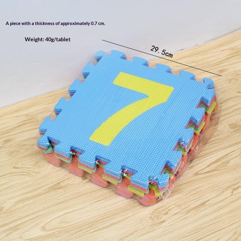 แผ่นรองคลานสำหรับเด็ก ทำจากโฟม - Number Puzzle Foam บทวิจารณ์และราคา