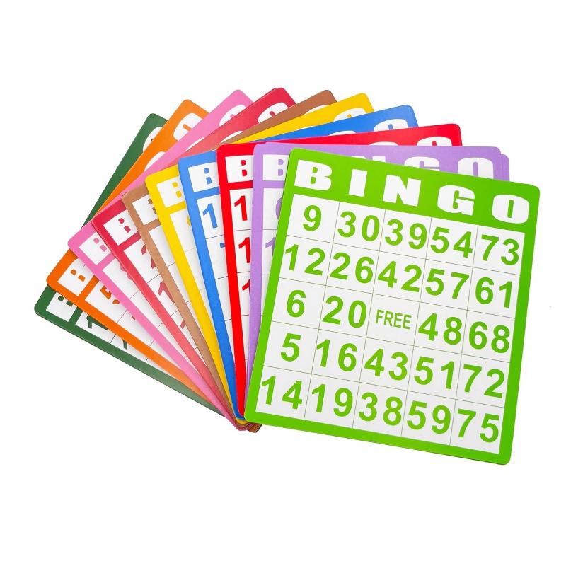 บัตรบิงโกใหม่ 50/100 ใบ ไม่ซ้ำ - Kids Education Group บทวิจารณ์และราคา