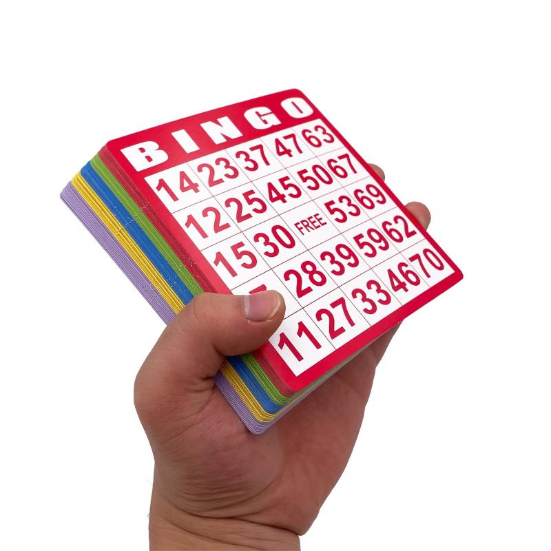 บัตรบิงโกใหม่ 50/100 ใบ ไม่ซ้ำ - Kids Education Group บทวิจารณ์และราคา