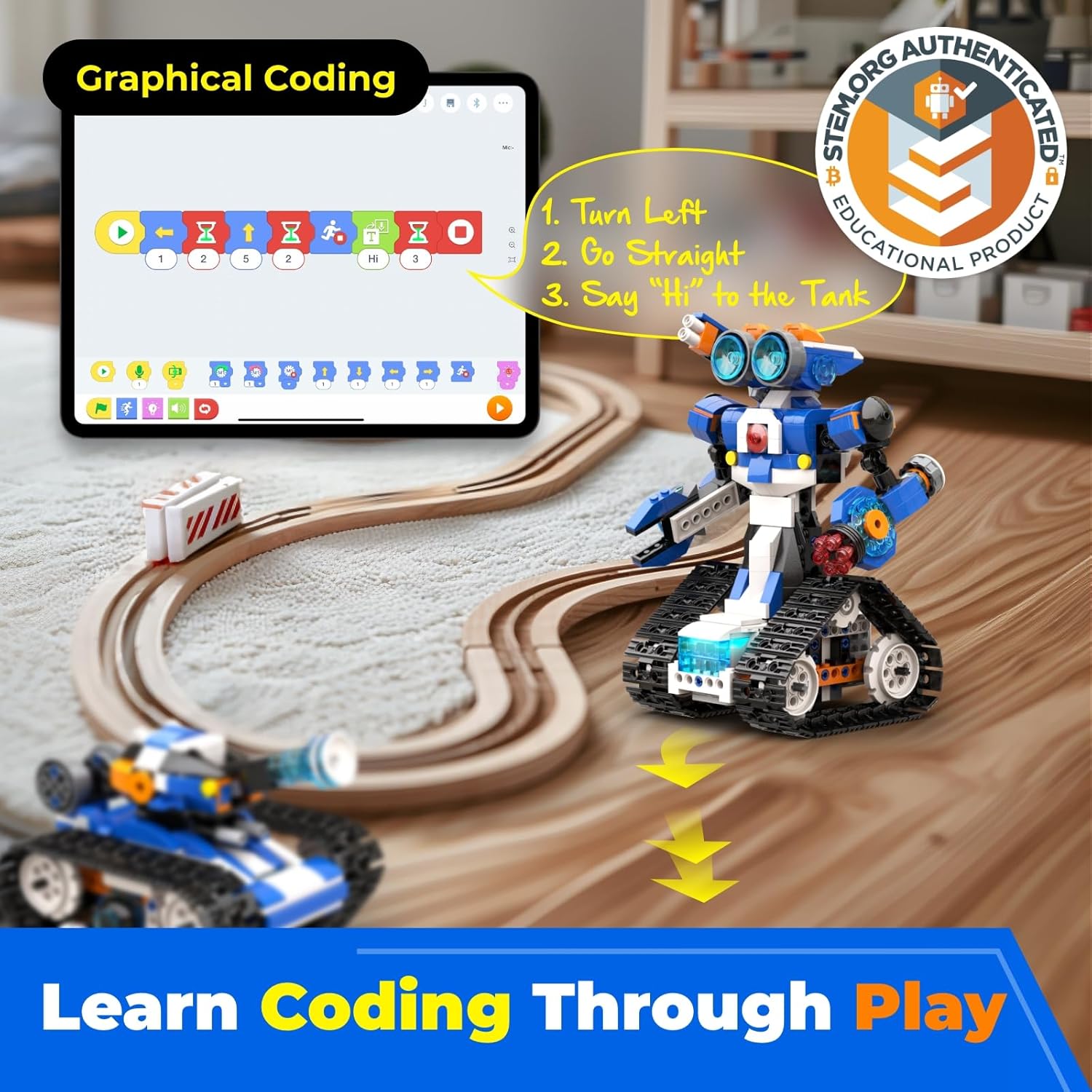 ชุดของเล่นหุ่นยนต์ STEM ควบคุม - Kids Education Free App บทวิจารณ์และราคา