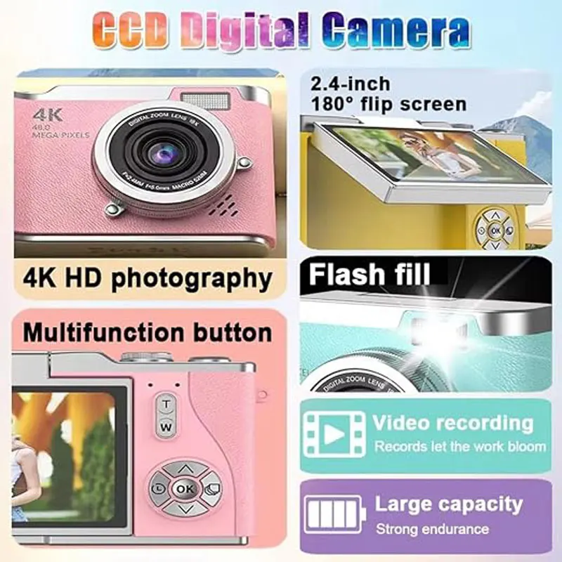 กล้องดิจิตอล ซูมดิจิตอล 8 เท่า - Kids Educational Videos บทวิจารณ์และราคา