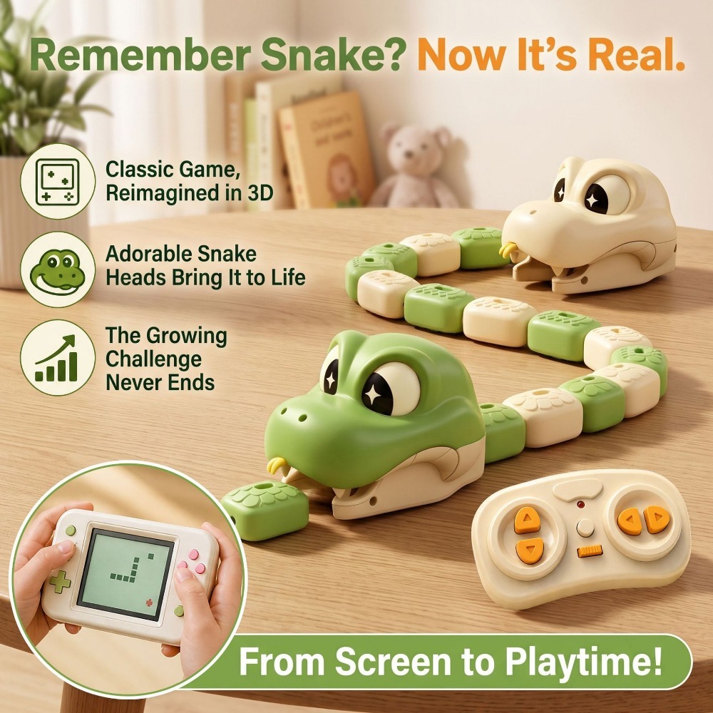ของเล่นงูแม่เหล็กควบคุมระยะไกล - Kids Educational Gadget บทวิจารณ์และราคา
