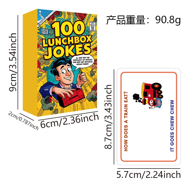 100 การ์ดตลกสำหรับกล่องอาหารกล - Kids Education Questions บทวิจารณ์และราคา