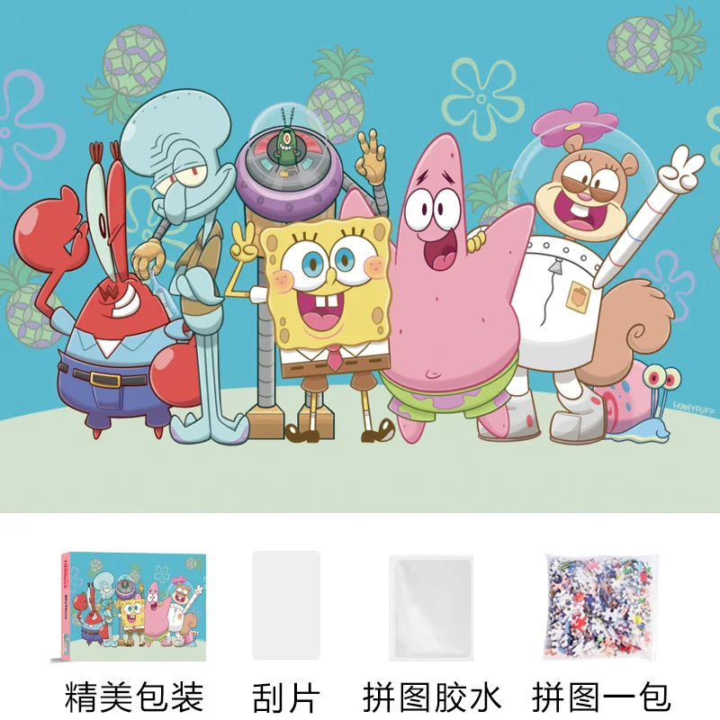 1000 ชิ้น ปริศนาสปองจ์บ็อบ สแค - Kids Educational Gadget บทวิจารณ์และราคา